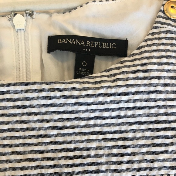 Banana Republic Striped Midi Dress - 0 - Picture 7 of 13